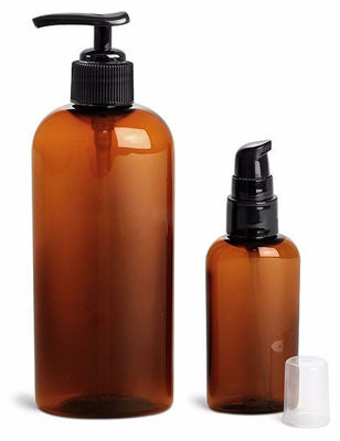 HDPE 250ml Plastic Shampoo Dispenser Bottles Lotion Dispenser Bottles