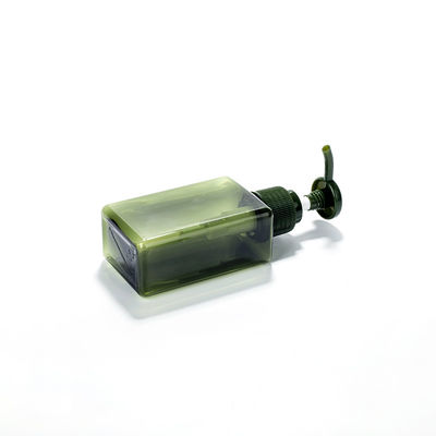 Green Red Plastic Lotion Bottles 30 ~ 150ml With Press Pump