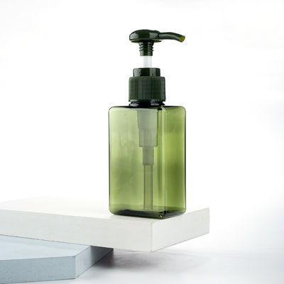 Green Red Plastic Lotion Bottles 30 ~ 150ml With Press Pump