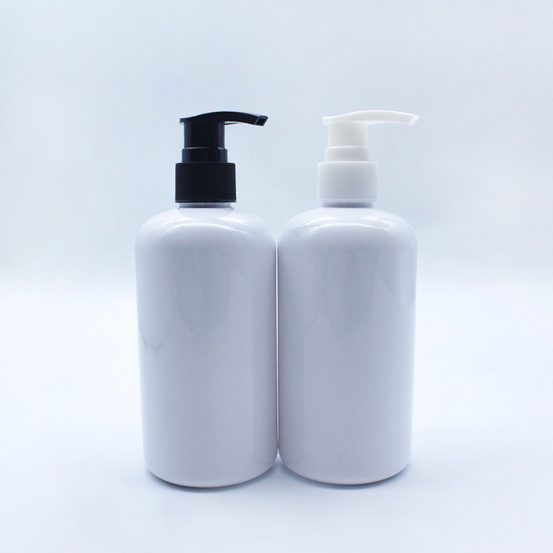 250ml White Color 24/410 PET Plastic Lotion Pump Bottle For Shampoo
