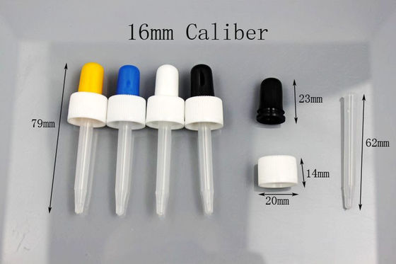 Σαφές Dropper 60ml πλαστικό UV μπουκαλιών ηλεκτρολυτικό