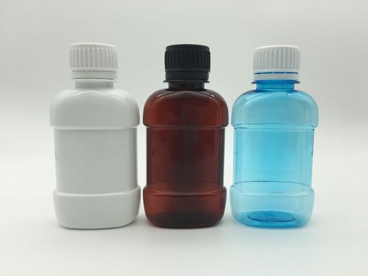 Πλαστικά ρόδινα μίνι Mouthwash PE μπουκάλια επίπεδο 250ml